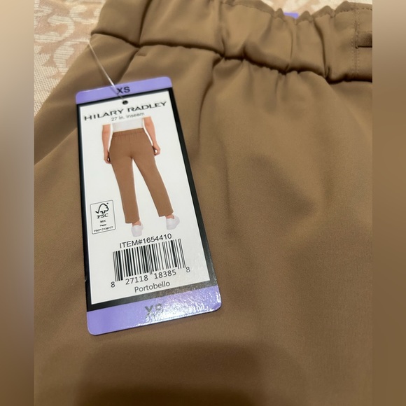 Hilary Radley pull on pants tan size XS NWT - Picture 1 of 2